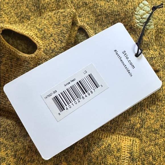 Stio women’s Sweetwater fleece hoodie pullover Amber Resin mustard NEW NWT L - Picture 11 of 16